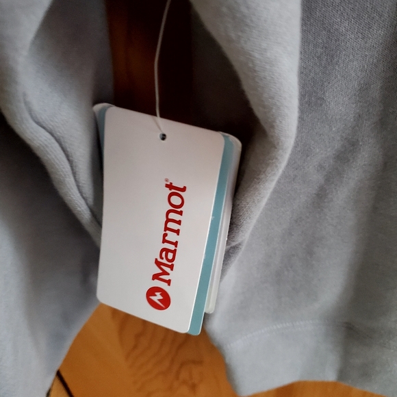 NWT Marmot Women's Light Blue Coastal Hoodie size Small - Picture 5 of 7